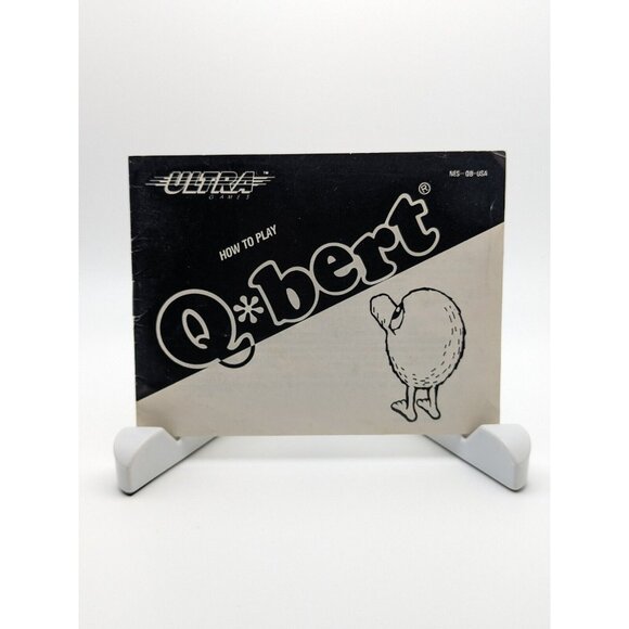 Qbert (NES Nintendo, 1989) Authentic Manual Booklet Only - Picture 1 of 6